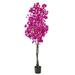 Silk Plant Nearly Natural 6 Bougainvillea Artificial Tree - Purple