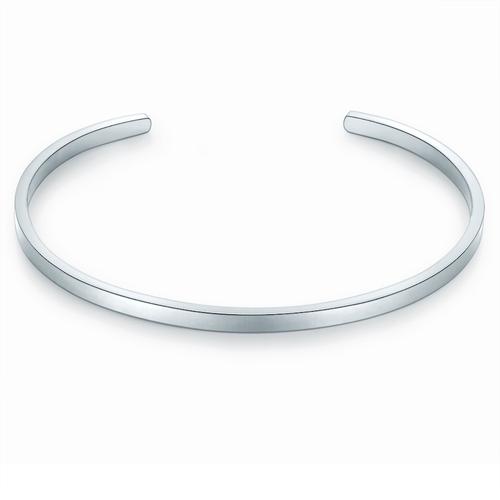 True Rebels - Armband Edelstahl in Silber Armbänder & Armreife Herren