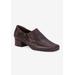 Extra Wide Width Women's Eagan Pump by Ros Hommerson in Brown Patent Lizard (Size 8 1/2 WW)