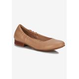 Women's Tess Flat by Ros Hommerson in Nude Leather (Size 10 M)