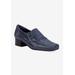 Extra Wide Width Women's Eagan Pump by Ros Hommerson in Navy Patent Lizard (Size 6 1/2 WW)