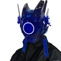 QAONIE Punk Mask for Adults, Cospaly Halloween Costume, Cool Mask Party Use, Multiple Color Options Mask Helmet. (Blue)