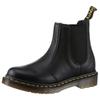 Chelseaboots DR. MARTENS "Virginia 2976", Damen, Gr. 43, schwarz, Leder, Elastischer Einsatz, unifarben, casual, Schuhe, Chunky Boots, Plateau Schuh, Boots mit herausnehmbarer Innensohle