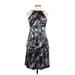 Martin + Osa Cocktail Dress: Black Acid Wash Print Dresses - Women's Size 10