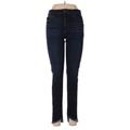 Joe's Jeans Jeans - High Rise Skinny Leg Denim: Blue Bottoms - Women's Size 28 - Dark Wash