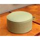 Footstool Round High Strength Sponge Seat Cushion Tatami Removable Washable Office Meditation Yoga Mat Warm Chair Cushions Foot Stool Footrest (Color : Light Green)