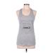 Body Wrappers Active T-Shirt: Silver Activewear - Women's Size Medium