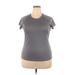 C9 By Champion Active T-Shirt: Gray Activewear - Women's Size 2X-Large