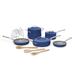 Cuisinart Culinary Collection 12 - Piece Cookware Sets Non Stick/Ceramic in Blue | 10 W in | Wayfair 34C-12SP