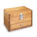 Gerstner Wood Jewelry Box + Wood/Fabric in Brown | 6.25 H x 9.375 W x 6.25 D in | Wayfair GO-J1001