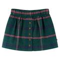 vidaXL Kids' Skirt Dark Green 128