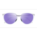 Unisex s round Clear Plastic Prescription sunglasses - Eyebuydirect s Oakley Sielo