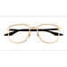 Unisex s square Brushed Gold Metal Prescription eyeglasses - Eyebuydirect s Ray-Ban RB6512