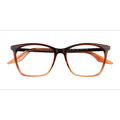 Unisex s horn Brown Gradient Orange Acetate Prescription eyeglasses - Eyebuydirect s Ray-Ban RB5422