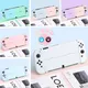 For Nintendo Switch OLED Protective Case pink PC Hard Cover Console JoyCon OLED Shell for Nintendo