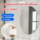 1/2pcs Mirror Decorative Wall Mirrors Sticker Room Decor Glass Soft Mirror Wall Sticker Home