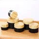 Glass Empty Jars 5g/10g/15g/20g/30g/50g Mini Pots Matte Black Cosmetic Face Cream Lip Balm