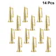 Golden Plastic Horn Trumpet for Kids - Fun Musical Instrument Toy and Cheering Prop for Parties and