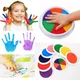 Finger Art Painting Set Stamp Pad DIY Art and Craft Kids Coloring Ink Pads Creative Washable Paint