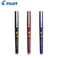 Pilot V7 Hi-Tecpoint Cartridge System Rollerball Pen Medium Point 0.7mm Needle Tip Black/Red/Blue