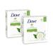 Dove More Moisturizing Than Bar Soap Cucumber And Green Tea Beauty Bar 3.75 Ounce 16 Count (Pack Of 1)