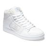 Sneaker DC SHOES "Manteca 4 Hi", Gr. 10,5(44), weiß (weiß, weiß, battleship), 51.34% Leder, 48.66% Synthetikmaterial, Schuhe