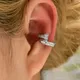 1 Stück Ohr manschette Ohrringe nicht durchdringende Zirkon geometrische Manschette Ohrclip Ohrring