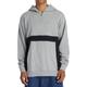 Kapuzensweatjacke DC SHOES "Optics" Gr. XL, grau (heather grey) Herren Sweatjacken