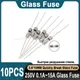 10 Stück 3.6*10mm Glass icherung schnell brechen 0 1 a 0 2 a 0 25 a 0 5 a 1 25 a 1 5 a 1 6 a 2 5 a