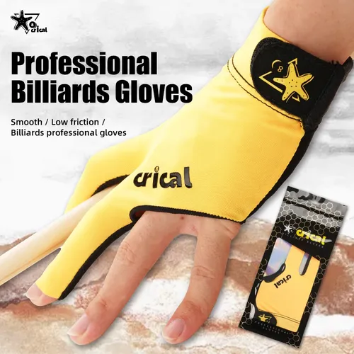 Crical Billard handschuh 3 Finger finger lose Billard handschuhe profession elle Lycra-Handschuhe