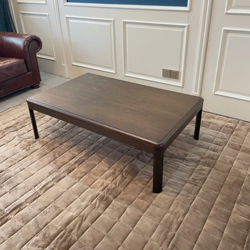 Japanischen Stil Kotatsu Fuß Wärmer Beheizten Tisch Rechteck 120cm Hause Möbel Moderne Holz Wohnzimmer Boden Kaffee Tisch Holz
