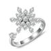 MANNYA Sliver Rotatable Band Ring Relieving Stress Fidget Ring Gift for Women Girlfrien