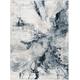 Tapis Abstrait Moderne Bleu/Gris 120x170