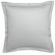 Taie d'oreiller Satin de coton Coloris Acier 50x75 cm