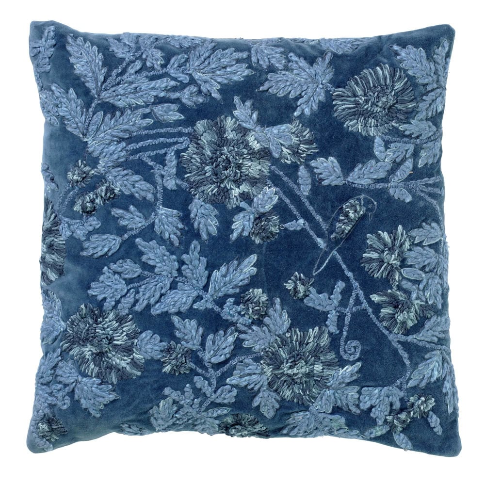 coussin bleu 45x45 cm