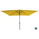 Parasol Rectangulaire Inclinable Jaune Solaire 2x3m 38mm - Aluminium