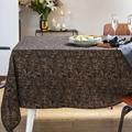 Nappe 150x350 noir en coton