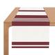 Chemin de table coton rouge 50x155