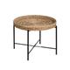 Table basse en rotin marron 60 cm