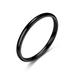 KIHOUT Deals Temperament Versatile 2MM Thin Titanium Steel Ring Female Fashion Plain Ring Tail Ring Jewelry