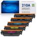 210A Toner Cartridges (With Chip) Compatible for HP 210A 210X HP Color Laserjet Pro MFP 4301fdw 4301fdn Pro 4201dw 4201dn Printer Ink (â€ŽBlack Cyan Yellow Magenta 5 Pack)