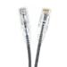 Micro Connector E09-001-SLIM 1 ft. Slim 28AWG CAT 6A UTP Patch Cable Gray