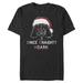 Men's Mad Engine Darth Vader Black Star Wars Dark List Graphic T-Shirt