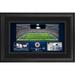 Dallas Cowboys Framed 10" x 18" Stadium Panoramic Collage with Game-Used Football - Version 2 Limited Edition of 500