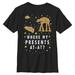 Youth Mad Engine Black Star Wars Gingerbread Cookie AT-AT Graphic T-Shirt