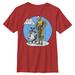 Youth Mad Engine Red Star Wars Snow Globe Graphic T-Shirt