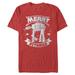 Men's Mad Engine Red Star Wars Merry Sithmas Graphic T-Shirt