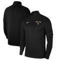 Men's Nike Black Army Knights 2023 Rivalry Collection Pacer Performance Quarter-Zip Jacket