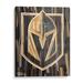 Jonathan Marchessault Vegas Golden Knights Autographed Stretched 16" x 20" Embellished Canvas Giclee Print - Art by Charlie Turano III