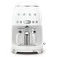 Smeg DCF02 50's Style Retro Drip Filter Coffee Machine White